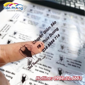 In decal trong rẻ đẹp