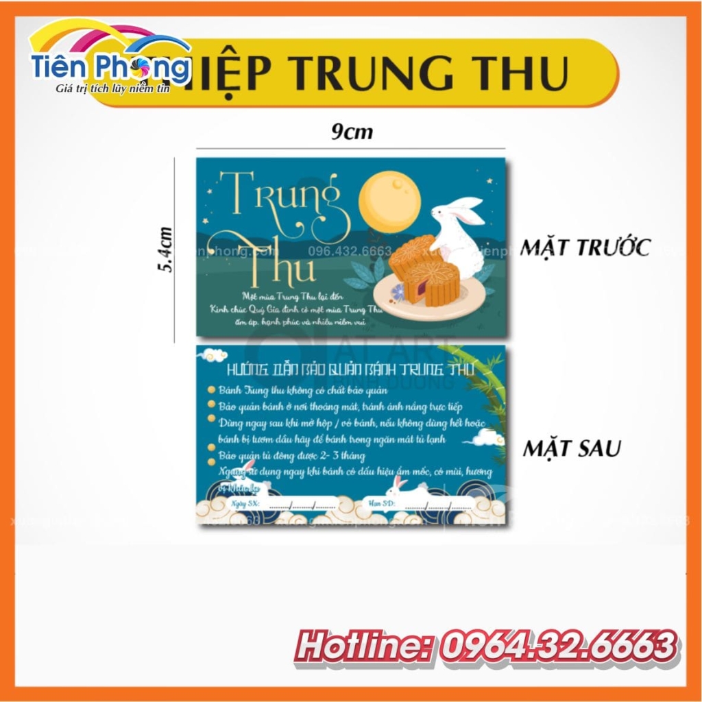 mẫu thiệp trung thu giá rẻ