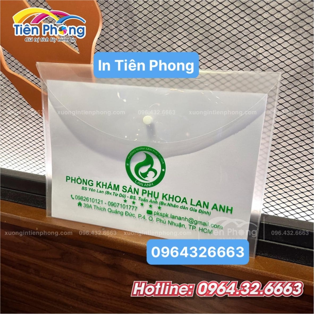 In Túi Clear Bag Đẹp