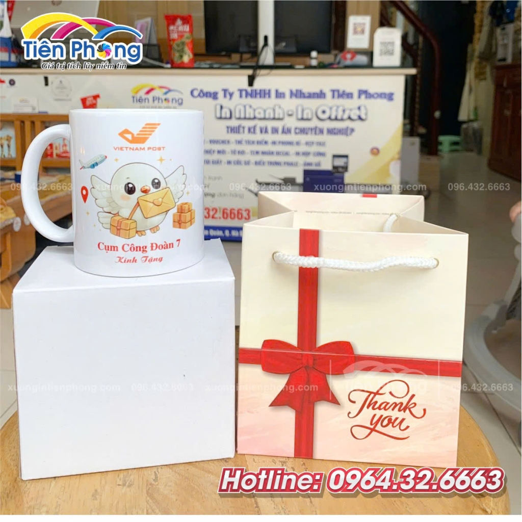 Bộ Hộp Túi Quà Đựng Cốc