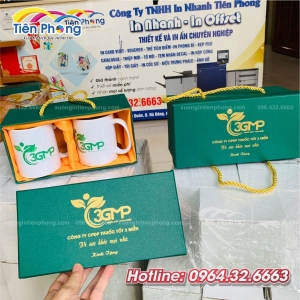 Hộp cốc đôi có dây xách
